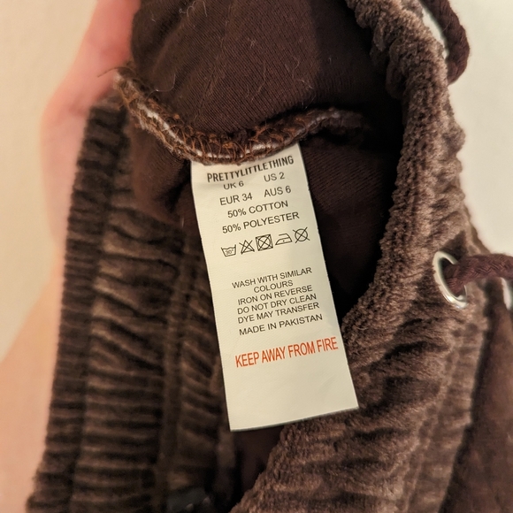 NWT PrettyLittleThing Quilted Sweat Shorts - Picture 6 of 7